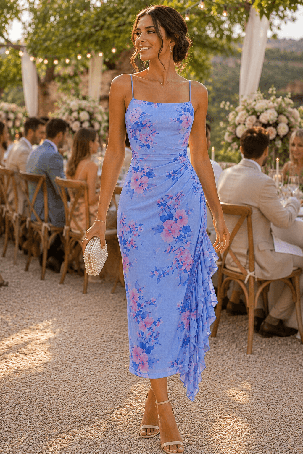 Robe Alicia bleu - vue 2