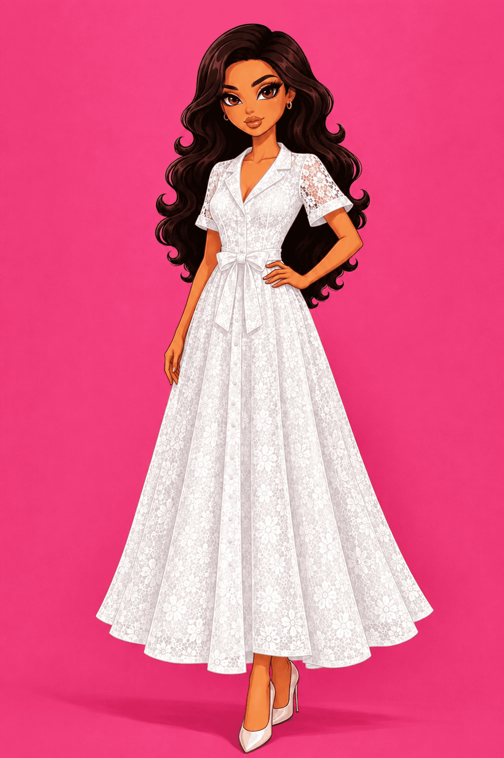 Robe Anastasia blanche