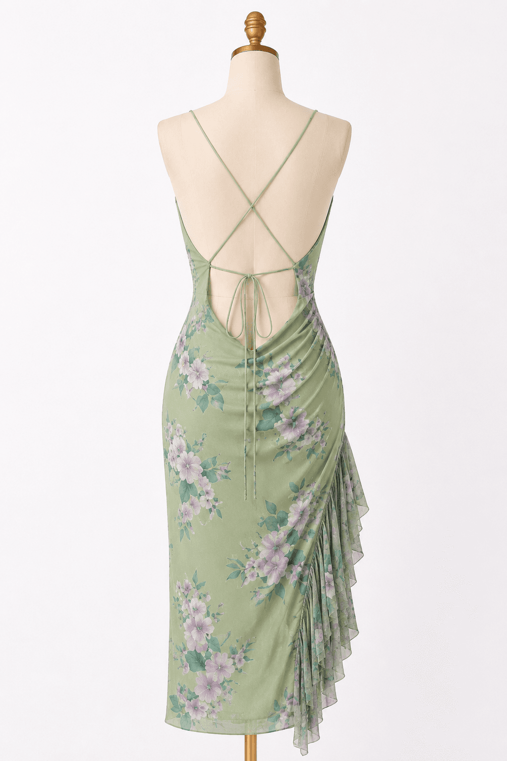 Robe Alicia verte  - Miniature 4