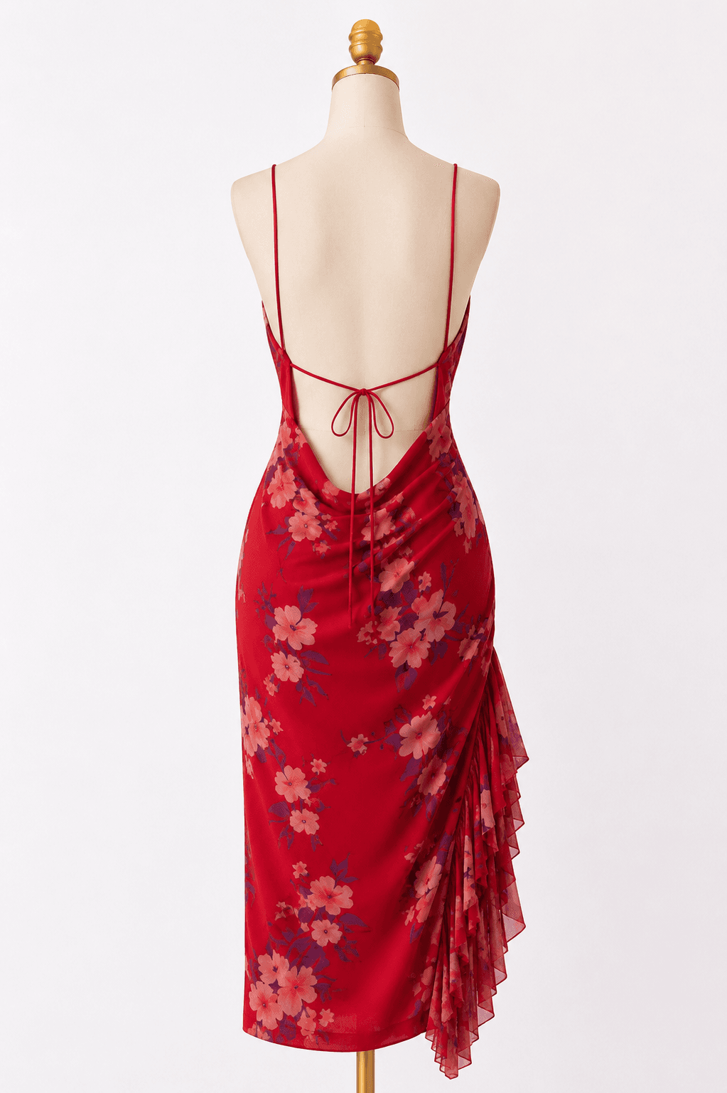 Robe Alicia rouge  - Miniature 4