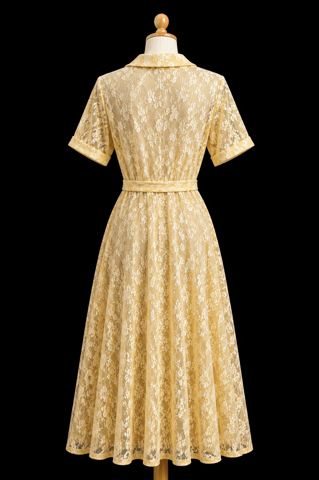 Robe Anastasia jaune - Miniature 4