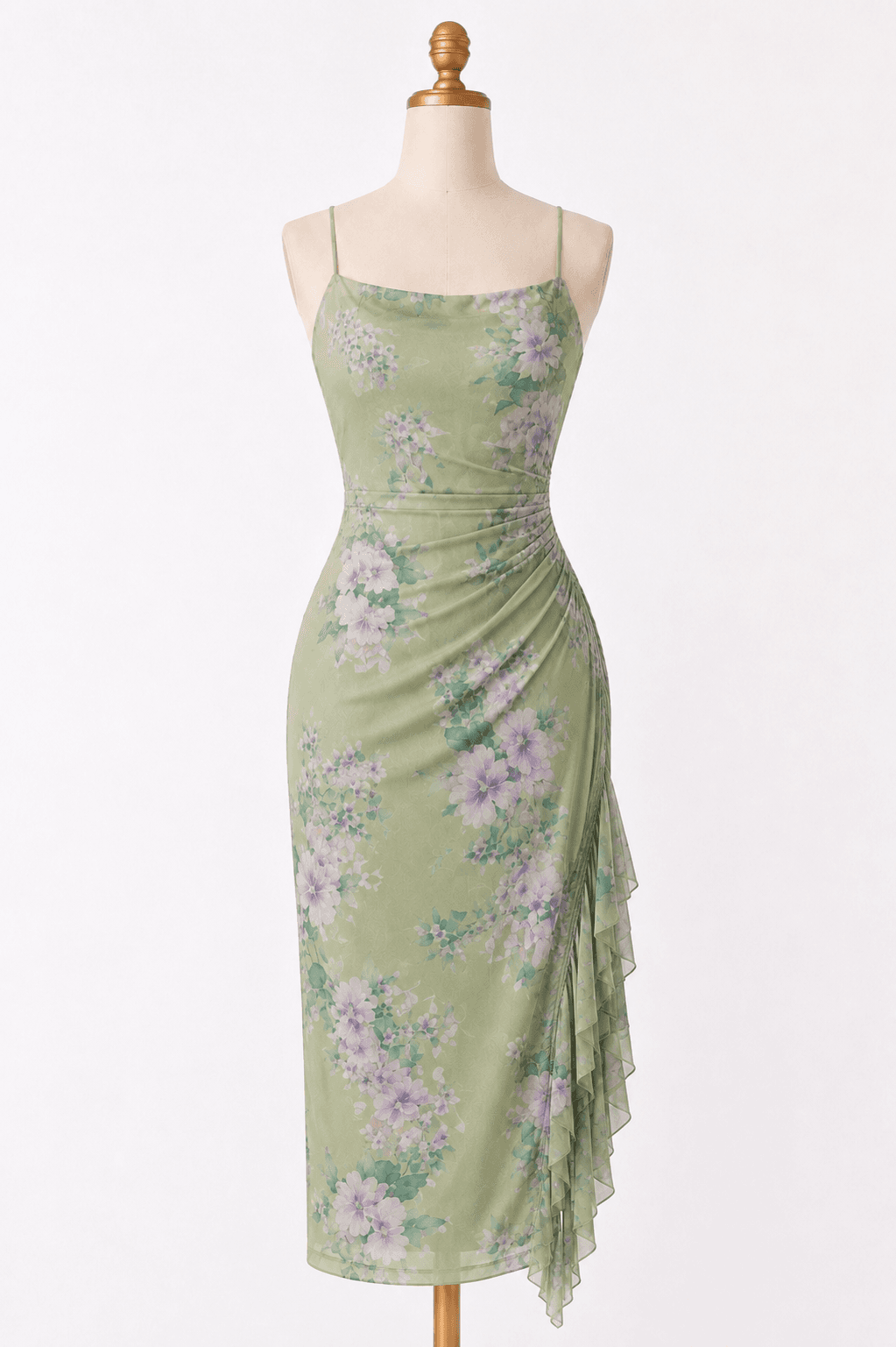 Robe Alicia verte  - Miniature 3