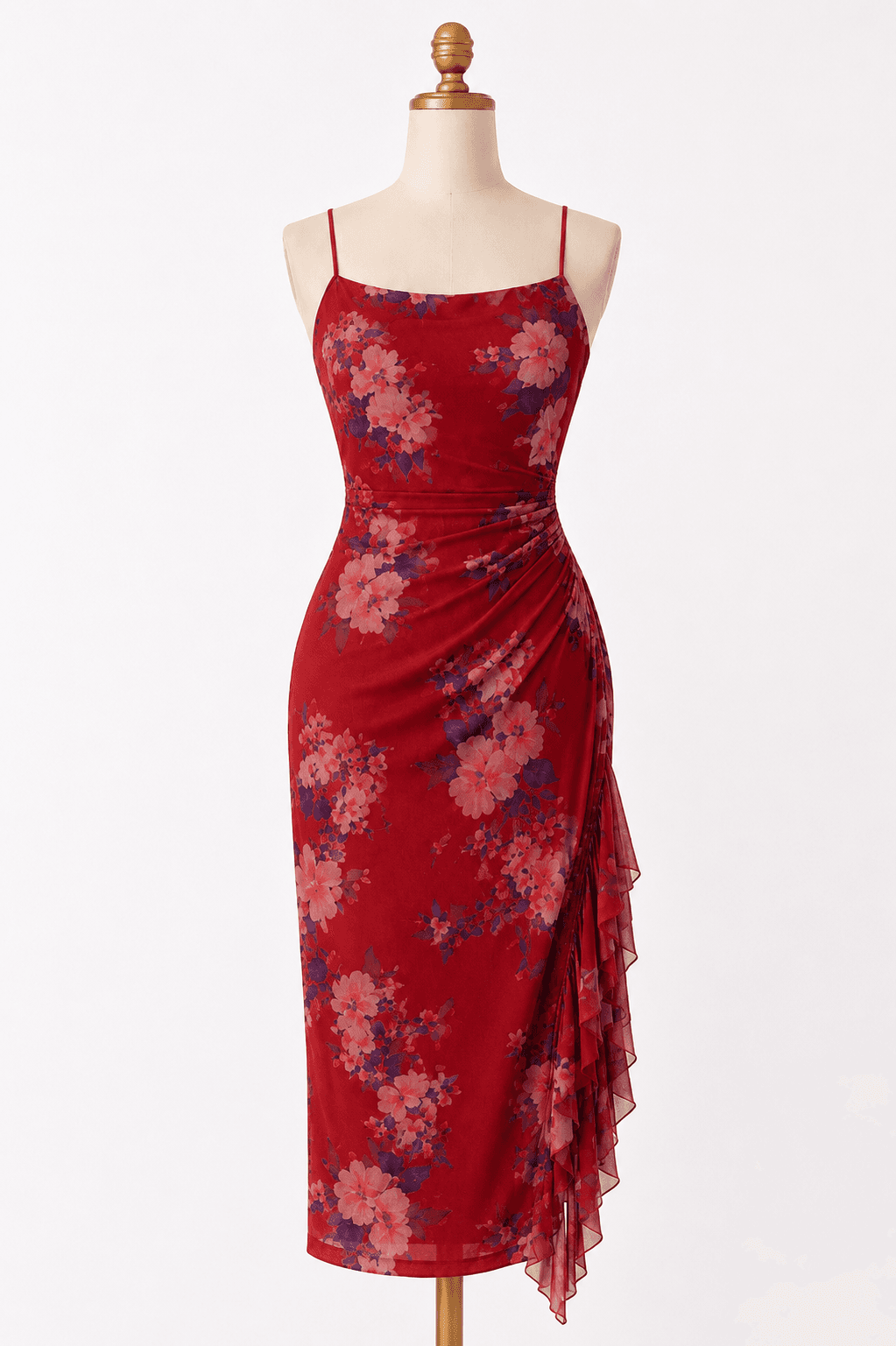 Robe Alicia rouge  - Miniature 3