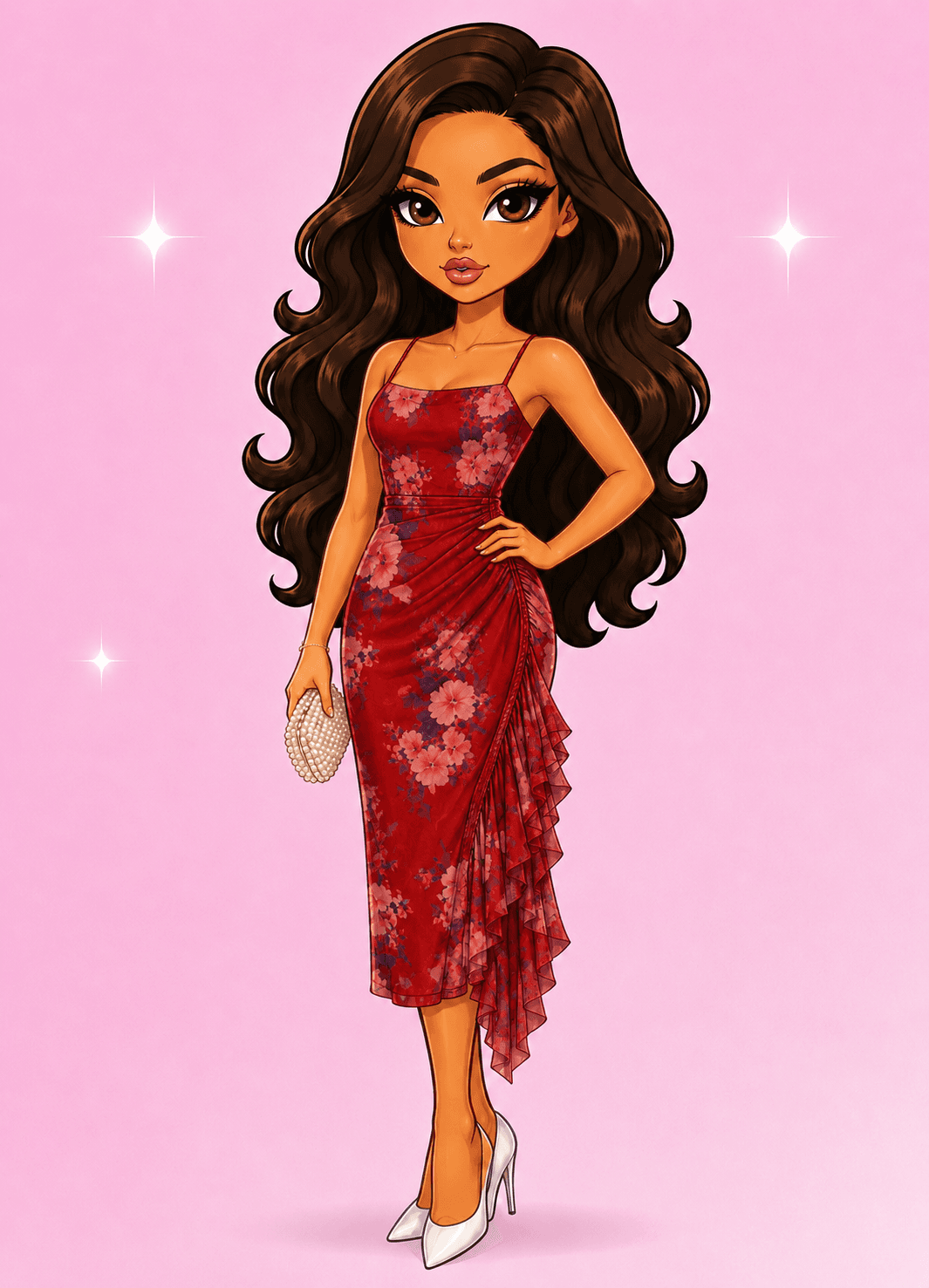 Robe Alicia rouge 