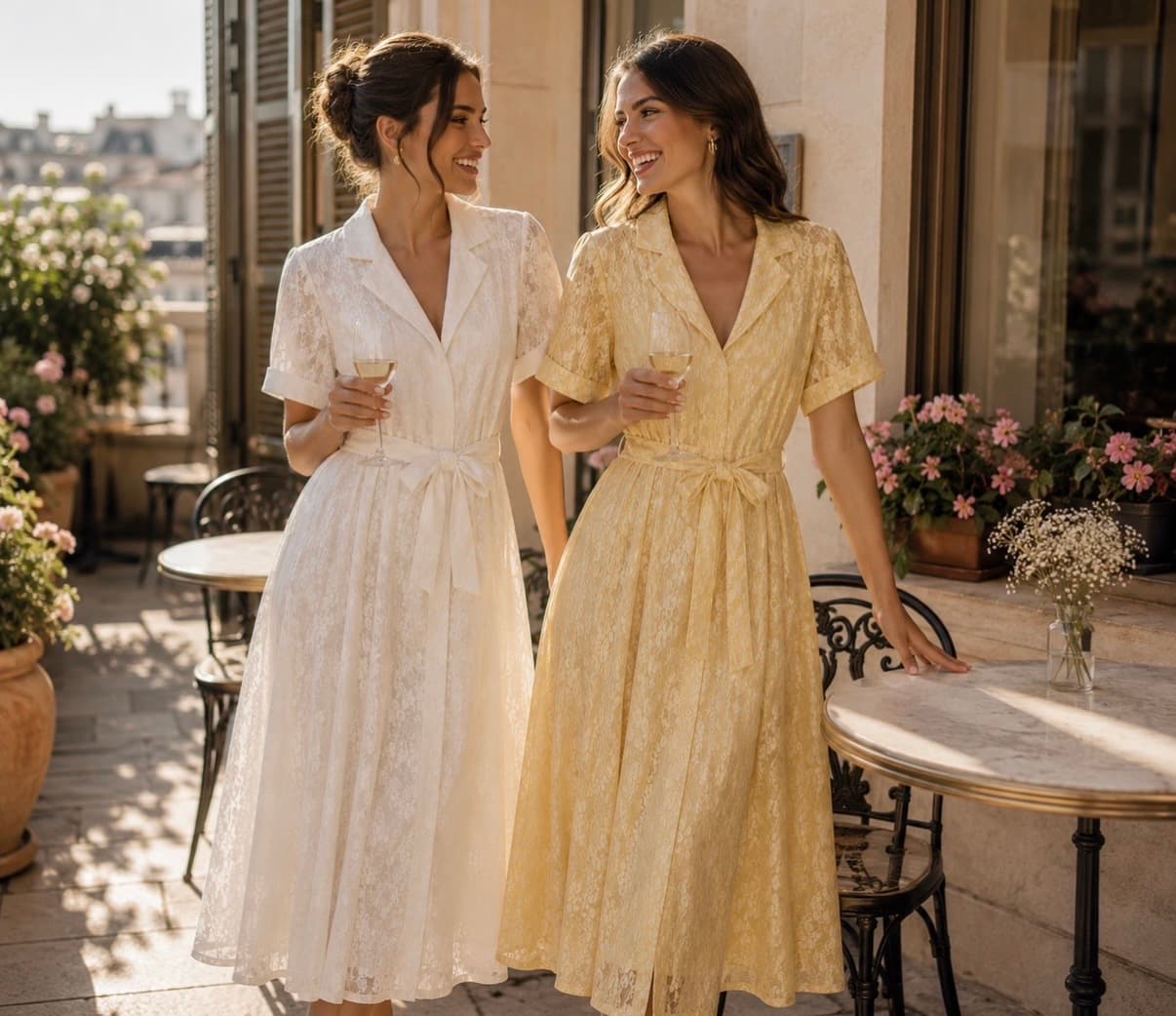 Robe Anastasia blanche - vue 2