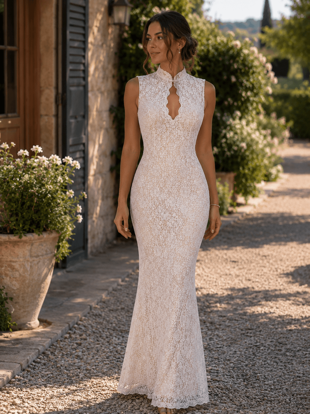 Robe Dayana blanche - vue 2