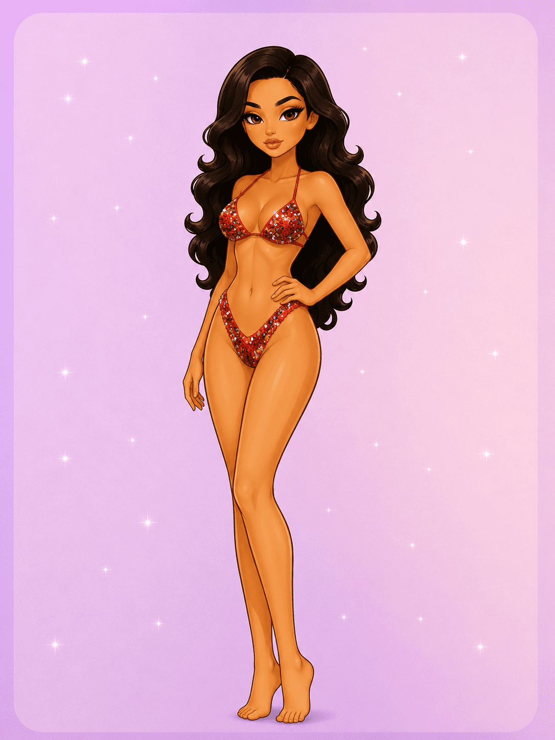 Maillot de bain Irina Rouge 