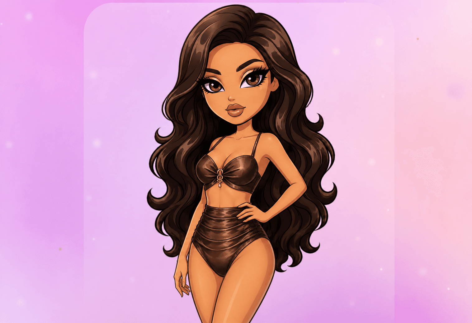 Maillot de bain Satina marron