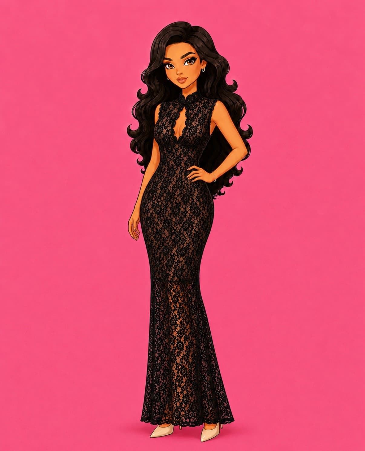 Robe Dayana noir